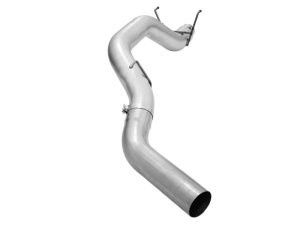 Ram 2500 Performance Exhaust - aFe - ATLAS DPF-Back 5in Aluminized Steel - Wrinkle Black - `13-`18