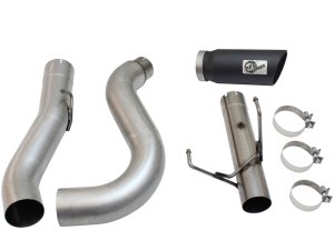 Dodge RAM Performance Exhaust - aFe - DPF-Back, MACHForce XP, Large Bore HD - Black - `13-`18