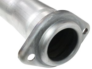 Ford F-150 Performance Exhaust - aFe - Cat-Back, Atlas, 4 in Aluminized Steel, Mandrel-Bent, Muffler, 304 SS Black Tip - Black Tip - `11-`14