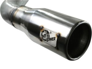 Ford Ranger Performance Exhaust - aFe - ATLAS Cat-Back, Mandrel Bent, Aluminized Steel - Black - `98-`01