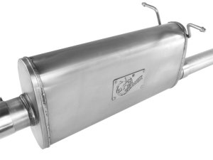Ford Ranger Performance Exhaust - aFe - ATLAS Cat-Back, Mandrel Bent, Aluminized Steel - Black - `98-`01