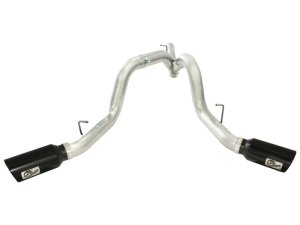 Chevrolet Silverado Performance Exhaust - aFe - ATLAS Dual DPF-Back - Black - `11-`15