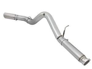 Chevrolet Silverado Performance Exhaust - aFe - DPF Back, Atlas, Aluminized Steel - Polished - `16-`17