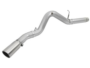 Chevrolet Silverado Performance Exhaust - aFe - DPF Back, Atlas, Aluminized Steel - Polished - `16-`17
