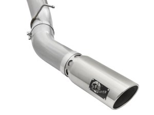 Chevrolet Silverado Performance Exhaust - aFe - DPF Back, Atlas, Aluminized Steel - Polished - `16-`17