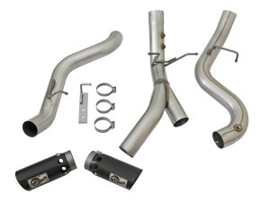 GMC Sierra Performance Exhaust - Rear - aFe - ATLAS 4