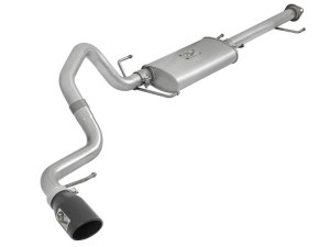 Toyota FJ Cruiser Performance Exhaust - aFe - Scorpion 2-1/2in Aluminized Steel Cat-Back - Black - `07-`17