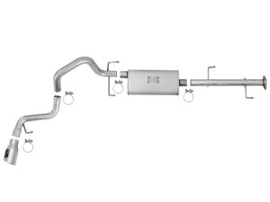 Toyota FJ Cruiser Performance Exhaust - aFe - Scorpion 2-1/2in Alum Steel Cat-Back with 4-1/2 inch Polished Tips - Polished - `07-`17