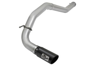 Nissan Titan XD Performance Exhaust - aFe - ATLAS 4 IN Aluminized Steel DPF-Back - Black - `16-`19