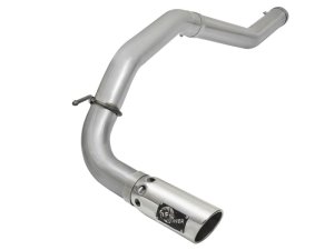 Nissan Titan XD Performance Exhaust - aFe - DPF Back, ATLAS, Aluminized Steel - Polished - `16-`19