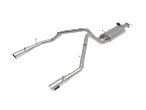 Ram 1500 Performance Exhaust - aFe - Gemini XV Cat Back - Polished - `19-`21