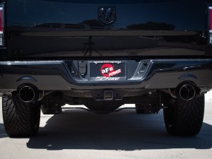 RAM 1500 Classic Performance Exhaust - aFe - Gemini XV Cat Back - Black - `19-`24