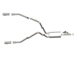 Ram 1500 Performance Exhaust - aFe - Gemini XV Cat Back - Polished - `09-`18 Ram 1500 Performance Exhaust - aFe - Gemini XV Cat Back - Polished - `09-`18