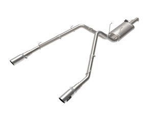 Ram 1500 Classic Performance Exhaust - aFe - Gemini XV Cat Back - Polished - `19-`24