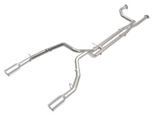 Ram 1500 TRX Performance Exhaust - aFe - Vulcan Series 3in 304SS Cat-Back - Polished - `21-`24