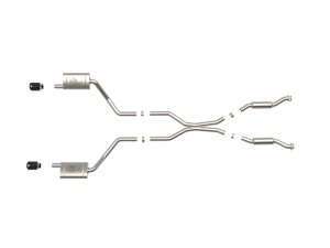 Dodge Durango Performance Exhaust - aFe - MACH Force-Xp 304 Stainless Steel Cat-Back - Black - `11-`21