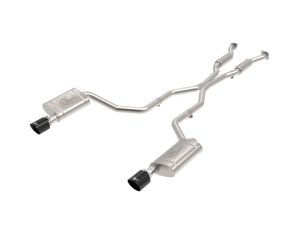 Dodge Durango Performance Exhaust - aFe - MACH Force-Xp 304 Stainless Steel Cat-Back - Black - `11-`21