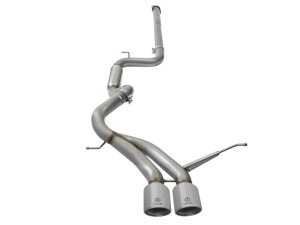 Ford Focus Performance Exhaust - aFe - Takeda 3in 304 SS Cat-Back - Polished - `13-`17