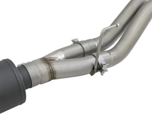 Ford F-150 Limited Performance Exhaust - Dual Rear Exit - aFe - MACH Force-Xp Cat Back - Black - `19-`20