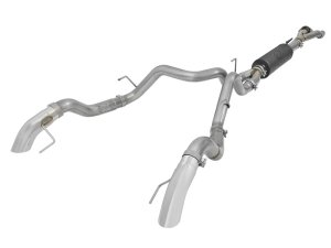 Ford F-150 Limited Performance Exhaust - Rear - aFe - MACH Force-XP Cat Back - Polished - `19-`20