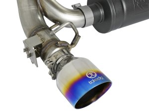 Ford Focus Performance Exhaust - Rear - aFe - Axle-Back, 3in 304 SS - Blue Flame - `16-`18 Ford Focus Performance Exhaust - Rear - aFe - Axle-Back, 3in 304 SS - Blue Flame - `16-`18
