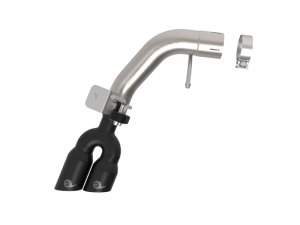 Ford Ranger Performance Exhaust - Single Rear Exit - aFe - Rebel Series Cat Back - Black - `19-`23