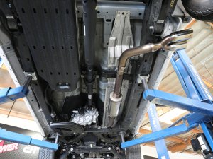 Ford Ranger Performance Exhaust - Side Exit - aFe - Rebel Series 3in 304 SS Cat-Back w/ Black Tips - Black - `19-`22