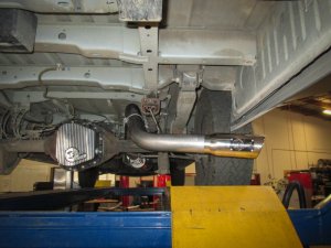 Ford Transit Performance Exhaust - Rear - aFe - Vulcan Series Cat-Back - Black - `13-`19