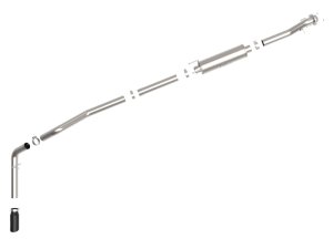 Ford Transit Performance Exhaust - Rear - aFe - Vulcan Series Cat-Back - Black - `13-`19