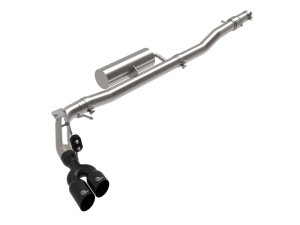Ford Ranger Performance Exhaust - Side Exit - aFe - Rebel Series Cat-Back - Black - `19-`20