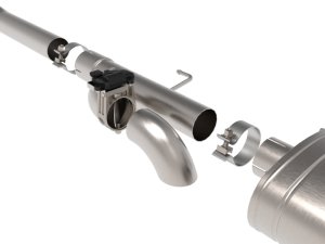 Ford F-150 Performance Exhaust - aFe - Gemini XV Cat Back with Electronically Controlled Valve - Black - `15-`20