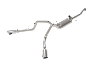 Ford F-150 Performance Exhaust - aFe - Cat Back, Gemini XV, 3in 304 Stainless Steel, Dual 4-1/2