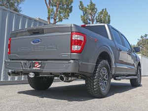 Ford F-150 Performance Exhaust - aFe - Vulcan Series 3 IN 304SS Cat-Back, Dual Rear Exit - Polished - `21-`25