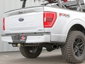 Ford F-150 Performance Exhaust - aFe - Gemini XV Cat Back - Black - `21-`25