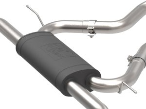 Ford Edge ST Performance Exhaust - aFe - Vulcan Series 2-1/2 IN 304 Stainless Steel Cat-Back - Black - `19-`20
