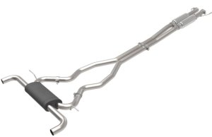Ford Edge ST Performance Exhaust - aFe - Vulcan Series 2-1/2 IN 304 Stainless Steel Cat-Back - Black - `19-`20