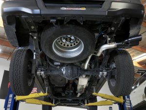 Ford Ranger Performance Exhaust - aFe - Vulcan Series 2.5in to 3in Cat-Back Exhaust - Black - `24-`25