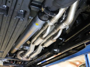 Ford F-150 Performance Exhaust - aFe - Vulcan Series 3 IN to 3-1/2 IN Stainless Steel Cat-Back - Black - `21-`25