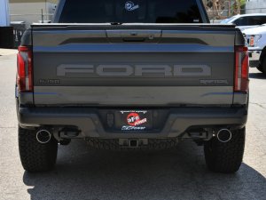 Ford F-150 Performance Exhaust - aFe - Vulcan Series 3 IN to 3-1/2 IN Stainless Steel Cat-Back - Black - `21-`25