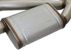 Chevrolet Camaro Performance Exhaust - aFe - MACH Force-Xp Axle-Back with Dual Exhaust (NPP) and Black Tips - Black - `16-`17