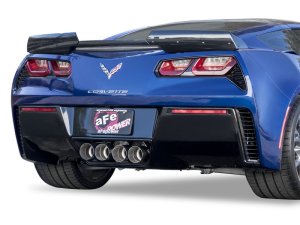 Chevrolet Corvette Performance Exhaust - Rear - aFe - MACH Force-Xp Axle-Back w/ Polished Tips - `15-`19