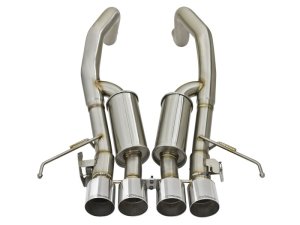 Chevrolet Corvette Performance Exhaust - Rear - aFe - MACH Force-Xp Axle-Back w/ Polished Tips - `15-`19