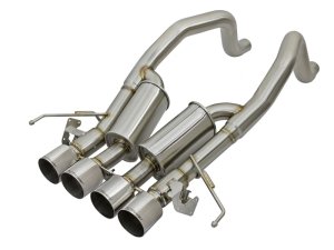 Chevrolet Corvette Performance Exhaust - Rear - aFe - MACH Force-Xp Axle-Back w/ Polished Tips - `15-`19