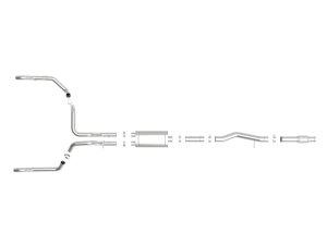 GMC Sierra 1500 Performance Exhaust - aFe - Vulcan Series Cat Back - `19-`25