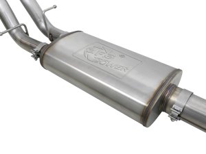 GMC Sierra 1500 Performance Exhaust - aFe - Vulcan Series 304 Stainless Steel Cat-Back with Polished Tips - `19-`25