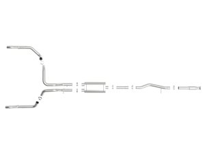 Chevrolet Silverado 1500 Performance Exhaust - aFe - Vulcan Series 3in 304SS Cat-Back - `19-`25