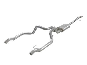 Chevrolet Silverado 1500 Performance Exhaust - aFe - Vulcan Series 3in 304SS Cat-Back - `19-`25