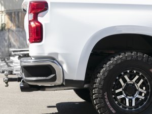 Chevrolet Silverado 1500 Performance Exhaust - aFe - Vulcan Series Cat-Back, Dual Quad Tips - Black - `19-`25