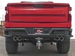 GMC Sierra 1500 Performance Exhaust - aFe - Vulcan Series Cat Back - Polished - `19-`25