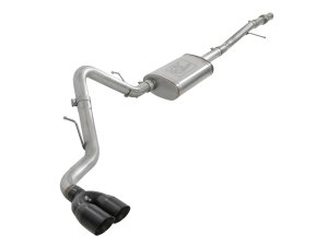Chevrolet Silverado 1500 Performance Exhaust - aFe - Vulcan Series Cat Back - Black - `19-`25